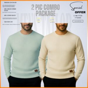 Home 𝐒𝐨𝐥𝐢𝐝 𝐒𝐰𝐞𝐚𝐭𝐬𝐡𝐢𝐫𝐭 light lemon cream 2 pcs combo