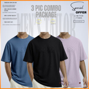 premium drop shoulder 220+ gsm 2/2 rib fabric black ash rose petrol blue (copy)