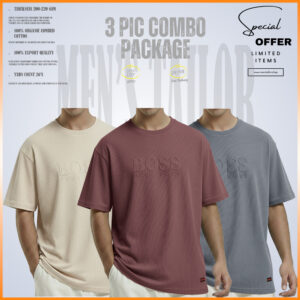 premium drop shoulder 220+ gsm 2/2 rib fabric ash blue petrol blue ash rose