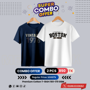 Home c 68 premium luxury brand 2pcs combo t shirt