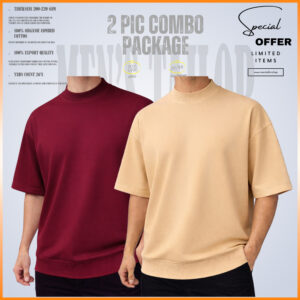 𝐌𝐨𝐜𝐤 𝐍𝐞𝐜𝐤 𝐃𝐫𝐨𝐩 𝐒𝐡𝐨𝐮𝐥𝐝𝐞𝐫 2 pic combo offer 200+ gsm 𝑻𝒆𝒓𝒓𝒚 𝑪𝒐𝒕𝒕𝒐𝒏 𝒇𝒂𝒃𝒓𝒊𝒄 cream green (copy)
