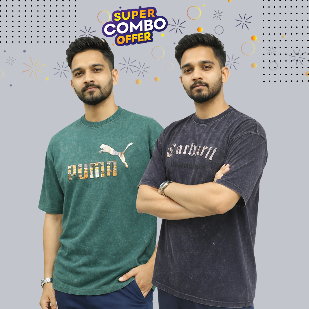 dr 08 acid wash drop shoulder 2 pcs combo dr 08 acid wash drop shoulder 2 pcs combo