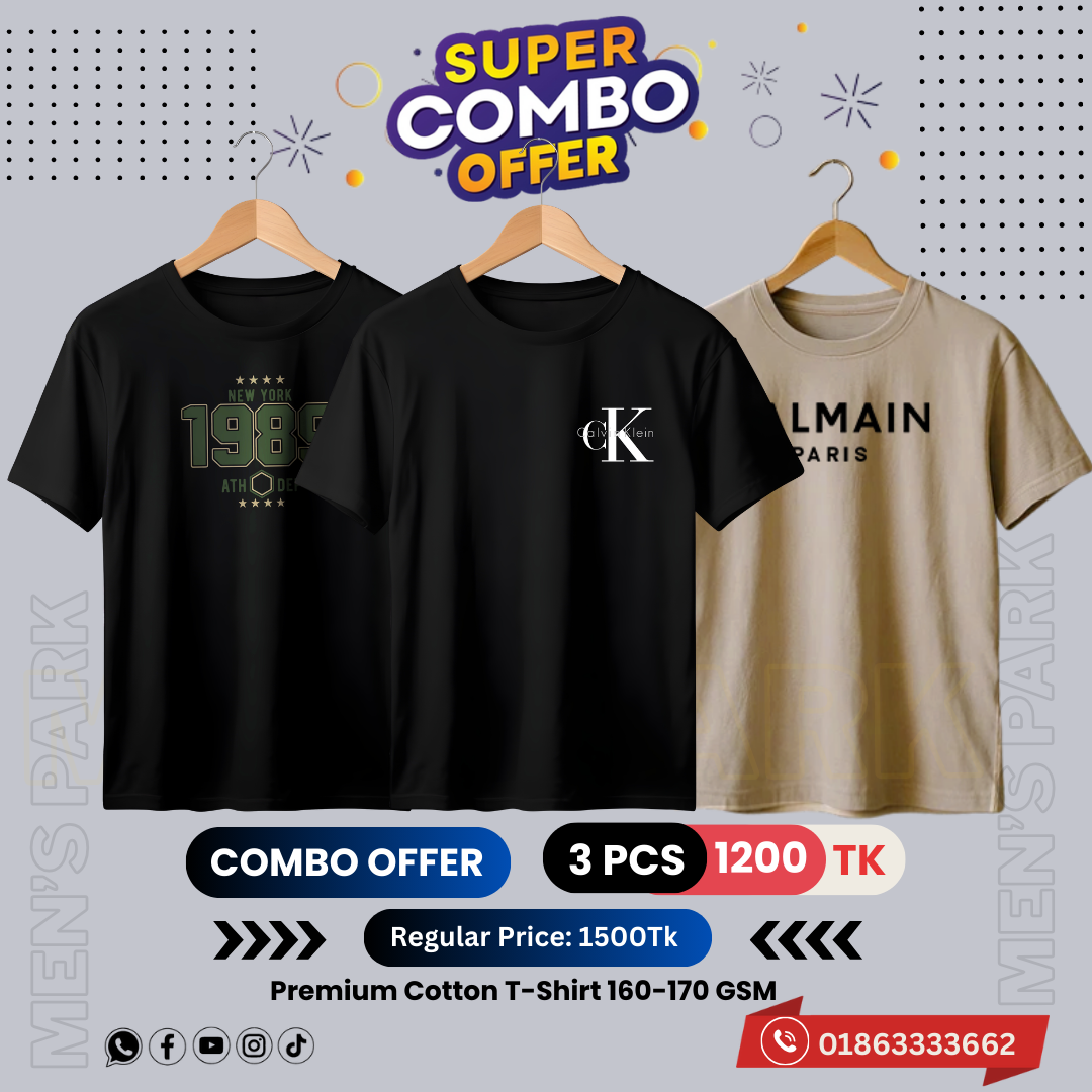 c 76 premium luxury brand 3pcs combo t shirt c 76 premium luxury brand 3pcs combo t shirt