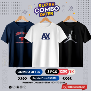 c 71 premium luxury brand 3pcs combo t shirt