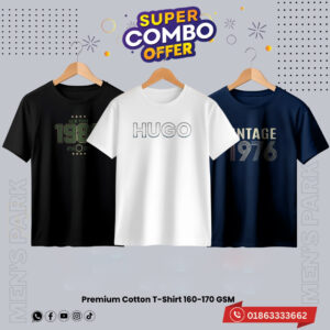 c 74 premium luxury brand 3pcs combo t shirt