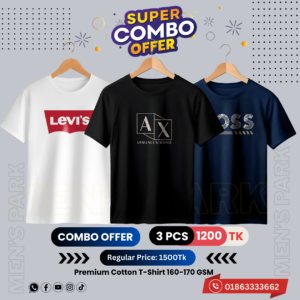 c 61 premium luxury brand 3pcs combo t shirt (copy)