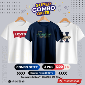 c 59 premium luxury brand 3pcs combo t shirt