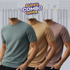 premium t shirt 200 gsm slate brown beige