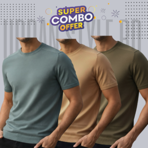 premium t shirt 200 gsm slate beige brick colour (copy)